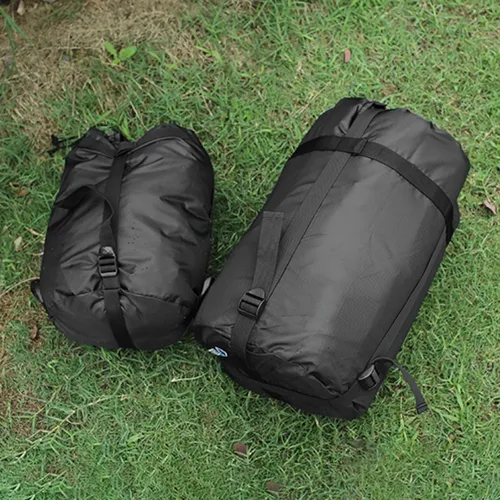 Vista 7 de TRIWONDER Saco de compresión de nailon para artículos de compresión, saco de dormir, bolsa de dormir con solapa para el polvo para mochileros