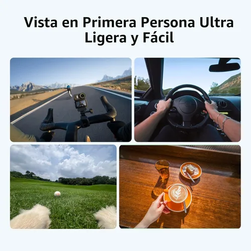 Vista 2 de DJI Osmo Nano Standard Combo (64GB) - Pequeña cámara de vlogging de 4K/60fps con un sensor de 1/1.3 ″, video FOV ancho de 143°, grabación de 200