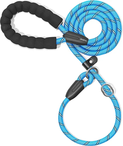 Vista 9 de iYoShop Correa Deslizante Duradera para Perro con Mango Acolchado e Hilos Altamente Reflectantes, Correa de Entrenamiento para Perros Sin Tirones