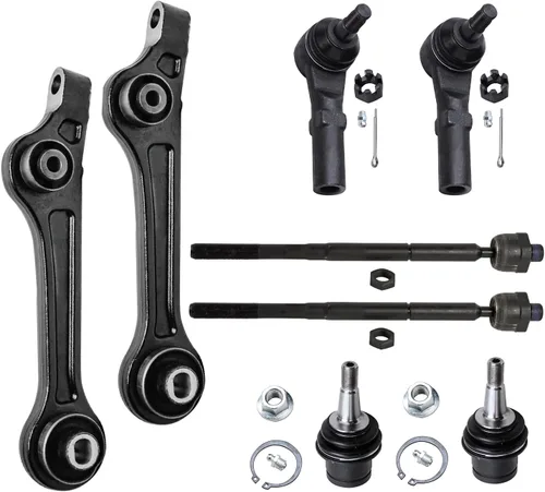 Vista 212 de Detroit Axle - Kit de brazos de control delanteros 2WD de 8 piezas para Ford F-150 Lincoln Mark LT 05-08, 4 brazos de control superior e inferior