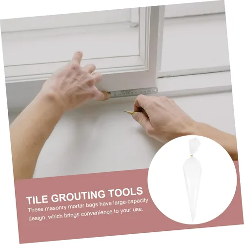 Vista 2 de 50pcs construcción señalar bolsas de azulejos resistentes al desgarro bolsas de lechada bolsas de mampostería bolsas sellador de lechada bolsas