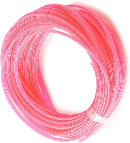 Vista 88 de Wenheww - Funda de cable trenzada expandible de PET, de 1.64 pies a 3/8 pulgadas, manga negra para organización de cables, protector de cable