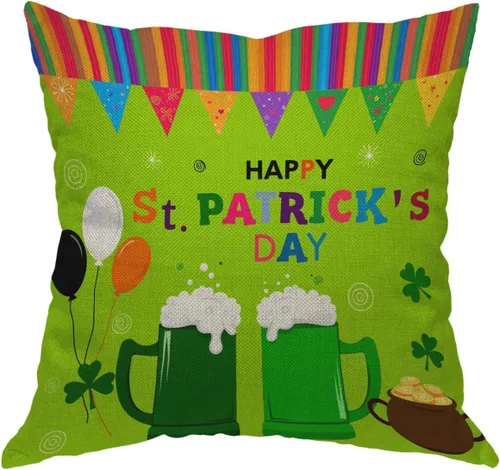 Vista 15 de Moslion Funda de almohada decorativa con diseño de cara de gato, funda de almohada cuadrada de lino y algodón de 18 x 18 pulgadas, para sofá