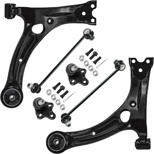 Vista 143 de Detroit Axle - Kit de extremo delantero RWD para Chrysler 300 Dodge Charge Challenger 2011-2019, 2 brazos de control inferiores traseros 2 rótulas