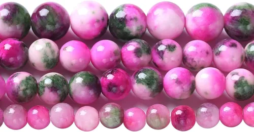 Vista 98 de 4MM 88 piezas de cuentas sueltas de piedra natural verde turquesa africana para hacer pulseras y collares de bricolaje