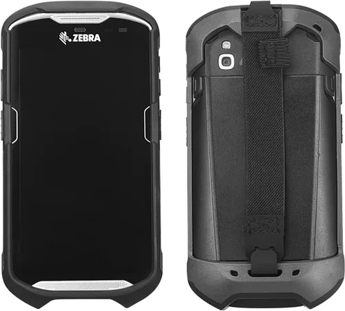 Funda protectora para parachoques con correa de mano para Zebra TC51 TC510K TC52 TC56 TC57, funda delgada para escáner de TPU, accesorios de Negro