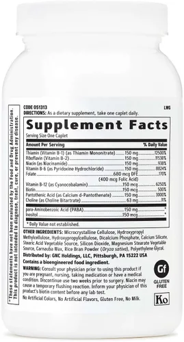 Vista 2 de GNC B-Complex 150, Metabolismo y Producción de Energía, Liberación Temporizada, 100