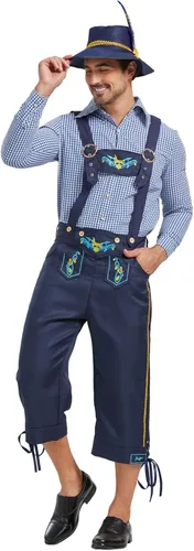 Vista 4 de Disfraz de Oktoberfest para hombre de cerveza de Halloween para hombre