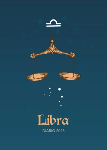 Libra Diario 2023 Planificador semanal de septiembre de 2022 a diciembre de 2023 16 meses Formato A5 Portada del tema Astrología y signos del