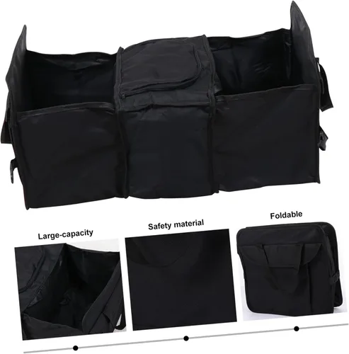 Vista 8 de SUPVOX Caja plegable para vehículo contenedor de comestibles Suv Trunk Organizer Coches Coches Auto Car Trunk Organizer Collapse Storage Bins Funda