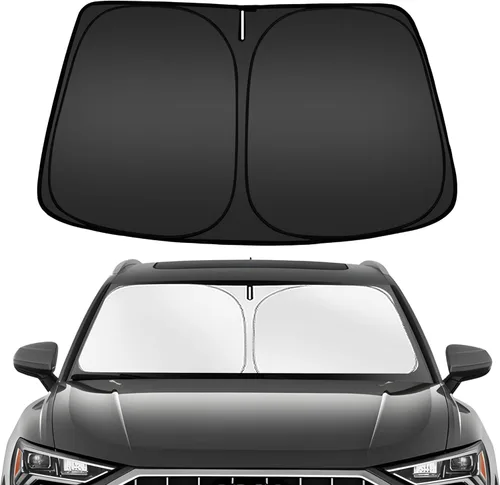 Vista 93 de ARISMOTOR Parasol para parabrisas para BMW X3 2018-2025, ajuste personalizado plegable, protector de parasol y visera solar para ventana delantera