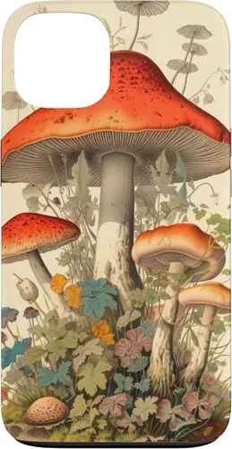Vista 7 de Vintage Mushroom Case for iPhone 17