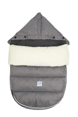 Vista 4 de 7AM Enfant - Saco universal para cochecito Bolsa impermeable de invierno para cochecitos y asientos de coche, microforro polar suave y forro