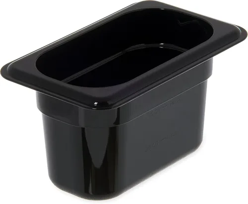 Carlisle FoodService Products Storplus - Recipiente de almacenamiento de alimentos con esquinas para catering, bufés, restaurantes, policarbonato