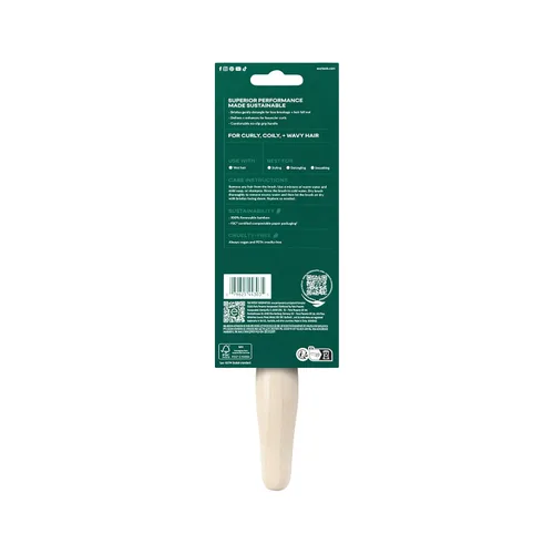 Vista 11 de EcoTools Cepillo desenredante activador de rizos, desenreda suavemente el cabello mojado, estiliza, define y mejora el cabello rizado y ondulado