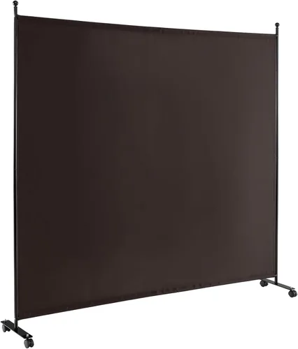 Vista 24 de Giantex Divisor de Habitación Panel Individual Grande, 73''A x 73''Al Pantalla de Privacidad con Ruedas Bloqueables, Panel Divisor de Habitación