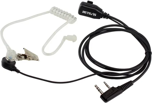 Vista 16 de Caja de 10, auriculares Retevis Walkie Talkies con micrófono de 2 pines de tubo acústico, para RT22 RT21 RT68 H777, compatible con Pxton Baofeng