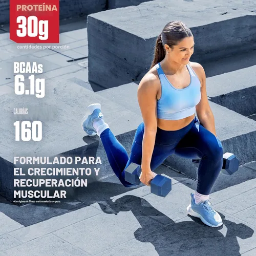 Vista 5 de Dymatize Performance - Batido de Proteína Sabor a Copos de Cacao, 30 g de Proteína, 6.1 g de BCAA para la Recuperación Muscular, Sin Azúcar Añadida