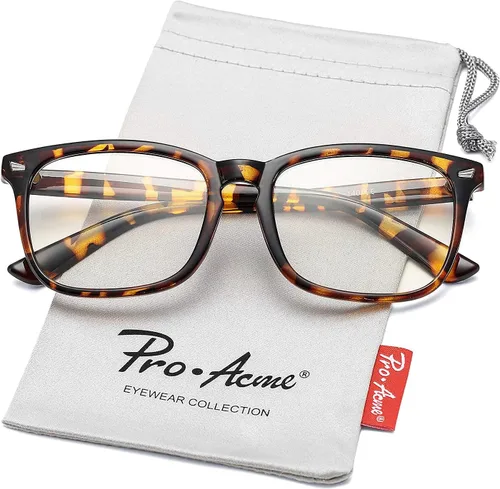 Vista 3 de Pro Acme Anteojos no recetados, con montura y lentes transparentes