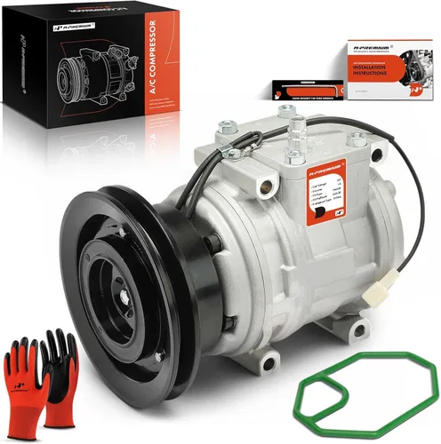A-Premium Compresor de A/C con embrague compatible con Mitsubishi Montero 1994-2002, Montero Limited 2003-2006 3.8L, Montero XLS 2003-2004 3.8L, con