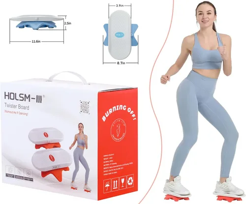 Vista 6 de Tabla giratoria de abdominales, tabla de ejercicios Twister, ejercicio de disco de torsión de cintura, ejercicio de tabla de abdominales