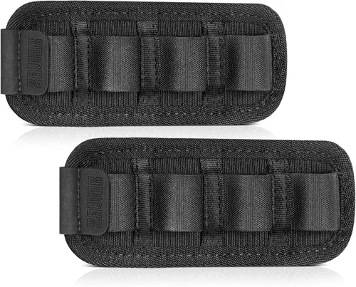 Vista 10 de Savior Equipment Tactical Shotgun Shell Card Bullet Holder for 12 Gauge Ammo, Shotgun Ammo Carrier for 2-6 Round Side Loader
