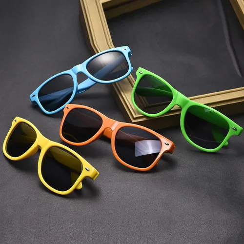 Vista 69 de Suministros para regalos de fiesta de colores neón Paquete de 8 gafas de sol unisex