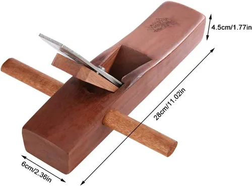 Vista 3 de 11.0 in Plano Plano Inferior Bordes Madera Mano Cepilladora Madera Carpintería Carpintería DIY Cepillado Herramienta de artesanía