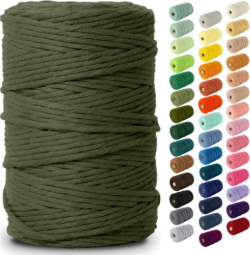 Vista 151 de Nook Theory Hilo de macramé de 3mm 109 yardas - Cuerda de macramé suave de 4mm, 5mm perfecta para nudos - Suministros de macramé para colgadores