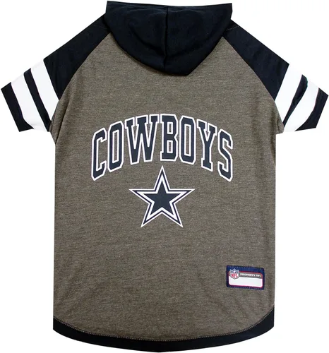 Vista 48 de NFL sudadera con capucha tee para perros y gatos. Fútbol perro sudadera con capucha playera disponible en todos los equipos de 32 NFL. cuttest