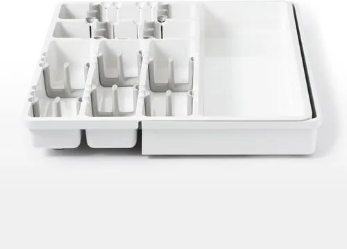 Vista 8 de OXO Good Grips - Organizador grande de utensilios expandible, color blanco