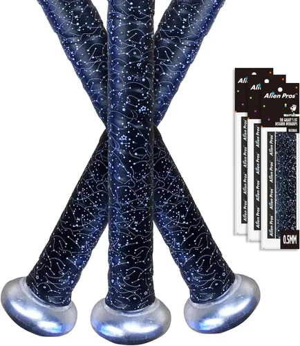 Vista 10 de ALIEN PROS Cinta de agarre de bate para béisbol de 0.020 in - Cinta de bate precortada y Pro Feel - Reemplazo para agarre de bate de béisbol viejo