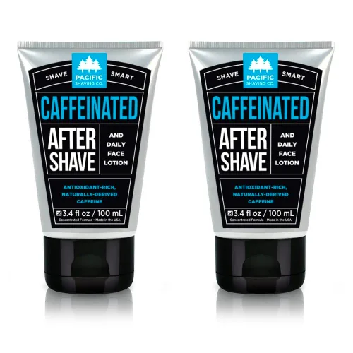 Vista 10 de Loción con cafeína para después de afeitarse marca Pacific Shaving Company, 3 oz, paquete de de 1