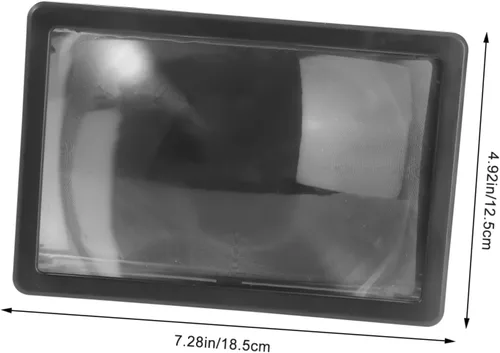 Vista 2 de Hemobllo Amplificador de pantalla de acrílico para teléfono 3D Lupa de pantalla plegable Videos Lupa Soporte