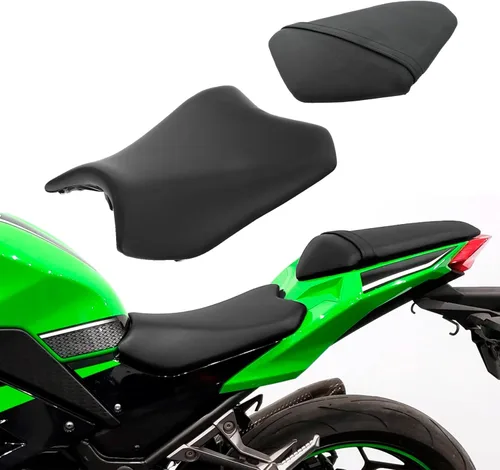 Vista 5 de Green-L Cojín de asiento trasero de pasajero para motocicleta Kawasaki Ninja 300 2013-2017