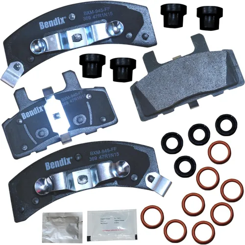 Vista 469 de Bendix Pastillas de freno delanteras de cerámica Priority1 CFC465AK2 para Acura EL 2005-1997, Honda Civic 2011-1996, Insight 2014-2010