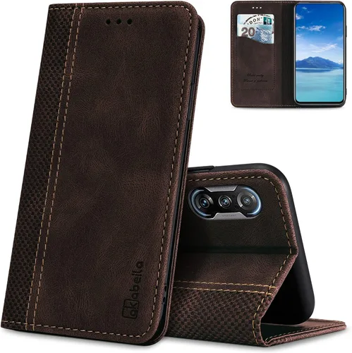 Vista 14 de AKABEILA Compatible con Xiaomi Redmi K40 Gaming Wallet Case, PU Leather Kickstand Card Slots Case para Xiaomi Poco F3 GT Cierre Magnético Cubierta