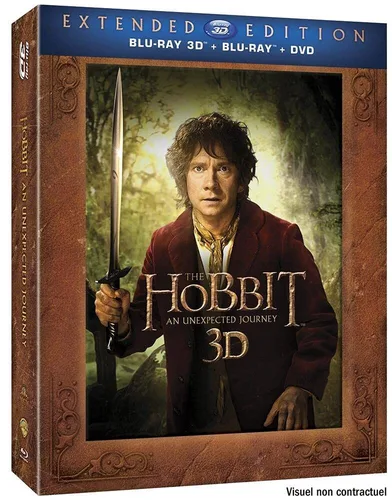 The Hobbit An Unexpected Journey - 7-Disc Box Set (3D & 2D) (+ Digital Copy) (Blu-Ray & DVD Combo) (+ UV Copy) Blu-Ray, Reg.ABC Import - France