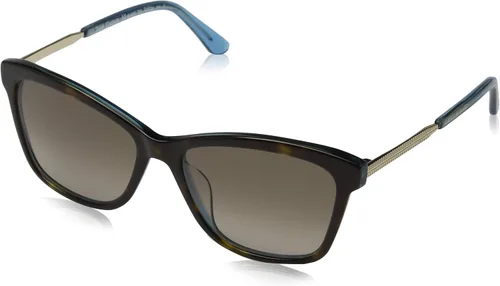 Juicy Couture JU 604/S Gafas de sol rectangulares para mujer, color azul habana/marrón degradado, 2.205 in, 0.669 in, Azul
