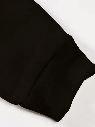 Vista 4 de WDIRARA Sudadera con estampado gráfico de letras de dragón para hombre, manga larga, cuello redondo, suéter casual