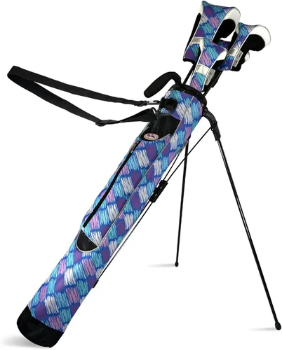 Vista 7 de Taboo Fashion Sunday Golf Bags for Women - Lightweight Golf Range Bag with Self Flexing Stand and Shoulder Strap for Driving Range, Par 3 or