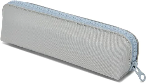 Vista 13 de Estuche para lápices de lona de algodón y bolsa de lápices multifuncional simple con cremallera Almacenamiento portátil (beige)