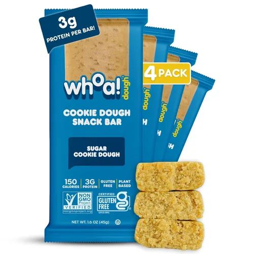 Vista 11 de Whoa Dough Masa Lista para Hornear de Galletas Sabor Brownie – Certificada Sin OGM, Kosher, Sin Gluten – Masa para Snack a Base de Plantas Hecha