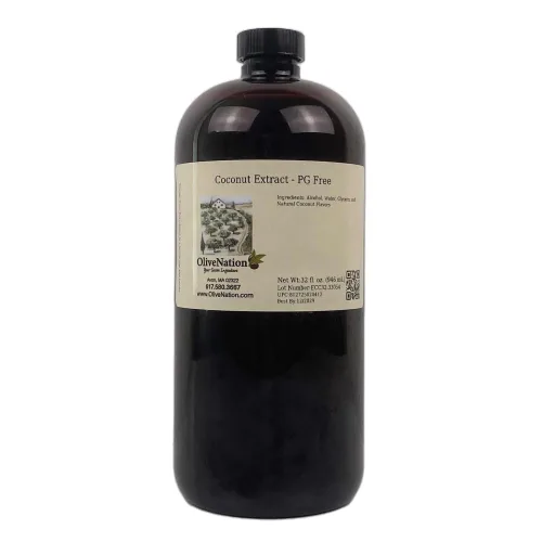 Vista 5 de OliveNation Extracto de coco premium, 128 onzas, sin gluten, sin azúcar, también horneado y a prueba de congelación. Perfecto para batidos, lattes