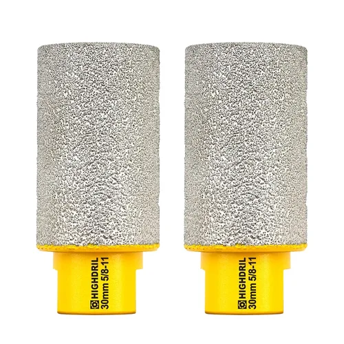 Vista 8 de HIGHDRIL Broca de fresado de diamante para ampliar y dar forma a agujeros, diámetro 30mm (1-1/7") Broca de núcleo de perforación seca