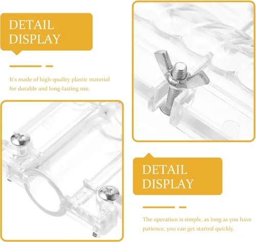 Vista 3 de ARTIBETTER Molde de vela cónica en espiral: Moldes de vela de acrílico para hacer velas, pilar, vela, cilindro, fabricación de velas, molde