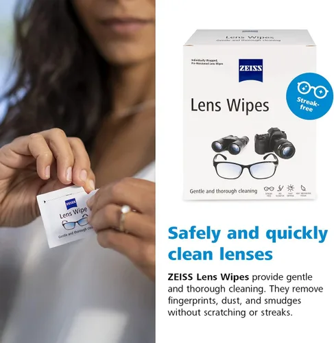 Vista 5 de Paño humedecido para limpiar anteojos, teléfonos celulares, cámaras, de ZEISS, 1