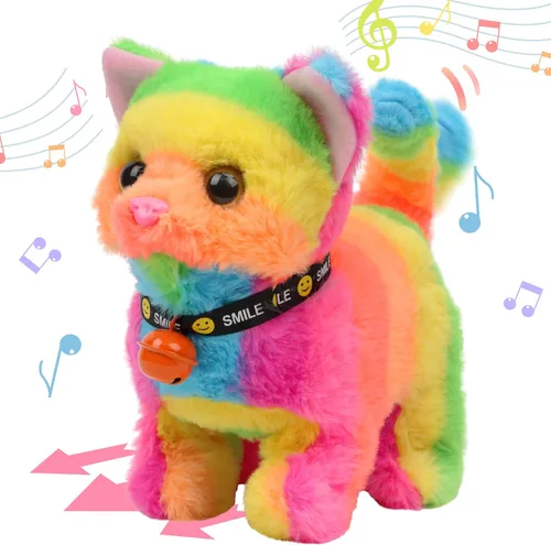 Vista 48 de Hopearl - Juguete de peluche electrónico interactivo de conejo con orejas LED, sonidos y movimientos; camina, se menea e ilumina las orejas, mueve