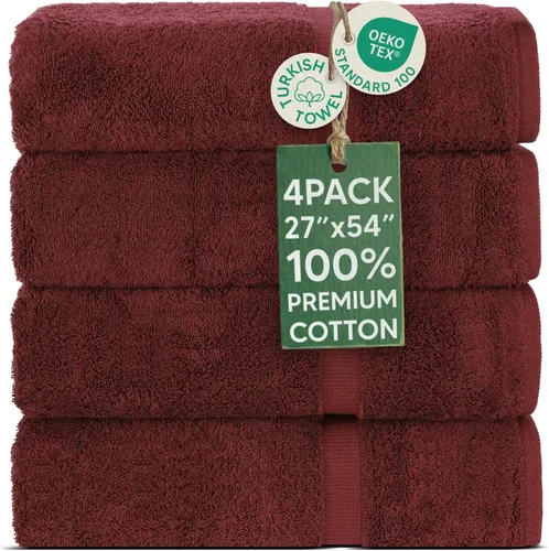 Vista 58 de Chakir Turkish Linens - Juego de toallas de algodón de 6 piezas (2 toallas de baño, 2 toallas de mano, 2 paños)