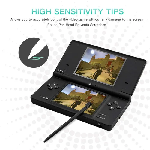 Vista 4 de DSi - Kit de cable de carga USB, adaptador de corriente alterna y lápiz capacitivo para Nintendo DSi, cable de carga de cargador de viaje de pared